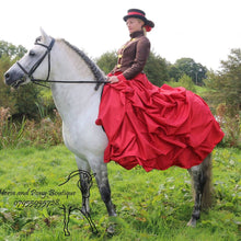 Load image into Gallery viewer, Ruched taffeta skirts