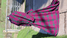 Load and play video in Gallery viewer, SALE - Burgundy tartan astride outfit