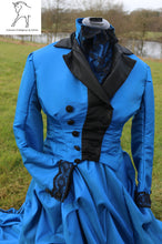 Load image into Gallery viewer, SOLD -Royal blue taffeta outfit
