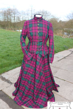 Load image into Gallery viewer, SALE - Burgundy tartan astride outfit