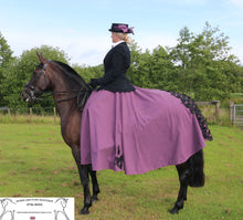 Load image into Gallery viewer, Pretty in purple Astride skirt
