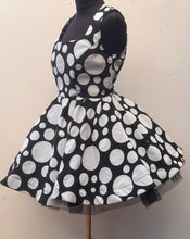 Load image into Gallery viewer, Polka dot 1940s style dress
