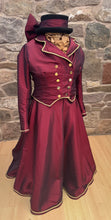 Load image into Gallery viewer, Burgundy 1883 Riding Bodice for Astride
