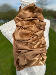 Satin ruched stocks