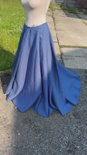 Load and play video in Gallery viewer, Blue check heavy skirt.
