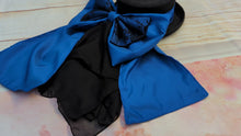 Load and play video in Gallery viewer, Royal blue with black lace
