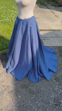 Load and play video in Gallery viewer, Blue check heavy skirt.
