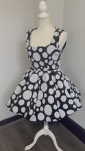 Load and play video in Gallery viewer, Polka dot 1940s style dress
