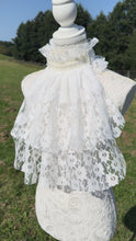 Load and play video in Gallery viewer, Ivory lace 3 tier stock
