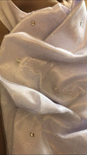 Load image into Gallery viewer, Ready ruched sparkly stock with preciosia dimante
