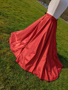 Plain taffeta skirts