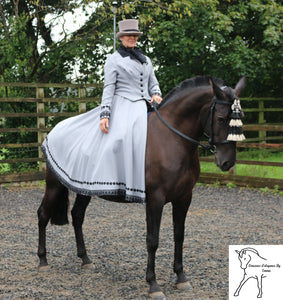 Grey wool look outfit