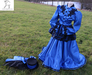 SOLD- Childrens /Small adult royal blue outfit