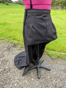 Black side saddle apron